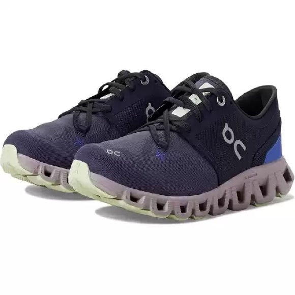 On Cloud Women’s Cloud X 3 Midnight Heron Running Shoes - Picture 1 of 12